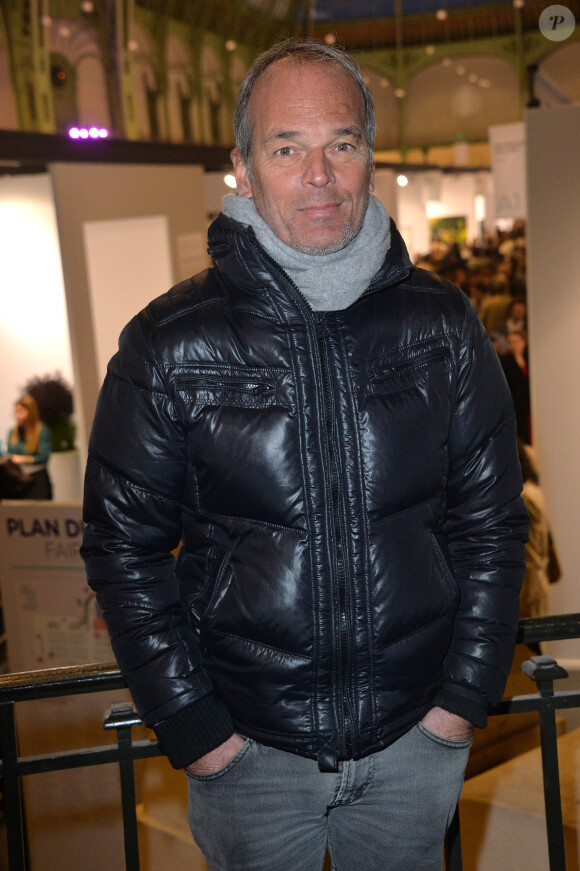 Laurent Baffie à l'inauguration de l'exposition "Art Paris Art Fair" au Grand Palais, à Paris le 26 mars 2014.