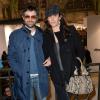 Mathieu Demy et sa compagne à l'inauguration de l'exposition "Art Paris Art Fair" au Grand Palais, à Paris le 26 mars 2014.