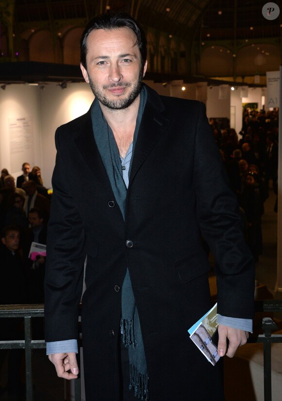 Michaël Cohen à l'inauguration de l'exposition "Art Paris Art Fair" au Grand Palais, à Paris le 26 mars 2014.