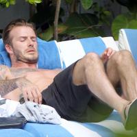 David Beckham : Torse nu sous le soleil avant le retour à la maison