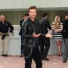 David Beckham présentait le projet de son stade où évoluera sa franchise de football à Miami, le 24 mars 2014 au Miami Beach Hotel