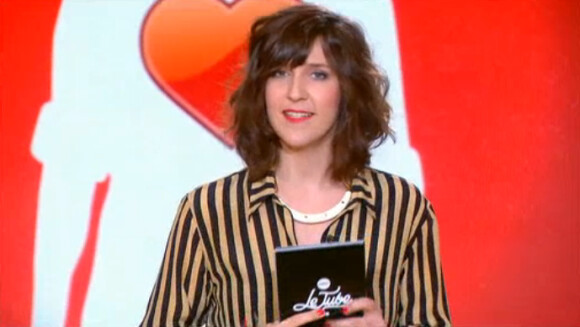 Daphné Bürki, dans Le Tube sur Canal+, le samedi 29 mars 2014.