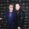 Elton John et David Furnish au Caesars Palace à Las Vegas le 28 mars 2014