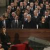 Obsèques d'Etat, présidées par la famille royale d'Espagne, de l'ancien chef du gouvernement espagnol Adolfo Suarez en la cathédrale de La Almudena à Madrid, le 31 mars 2014.