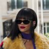 Tendance coiffure : la frange stricte comme Rihanna