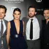 Sebastian Stan, Cobie Smulders, Chris Evans, Frank Grillo lors de l'avant-première de Captain America - Le Soldat de l'hiver à New York le 31 mars 2014