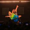Les danseurs Katrina Patchett et Brahim Zaibat - Spectacle "Une nuit à Makala" au Zénith de Lille, le 31 mars 2014, organisé par le joueur de football Rio Mavuba au profit de l'Association "Les Orphelins de Makala".