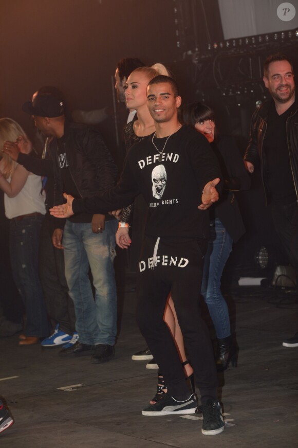 Brahim Zaibat - Spectacle "Une nuit à Makala" au Zénith de Lille, le 31 mars 2014, organisé par le joueur de football Rio Mavuba au profit de l'Association "Les Orphelins de Makala".