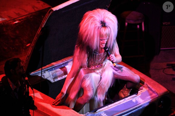 Neil Patrick Harris dans la comédie musicale Hedwig and the Angry inch au Belasco Theater de New York, le 31 mars 2014.