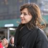 Katie Holmes sur le tournage de sa série pour ABC, le 27 mars 2014 à New York.