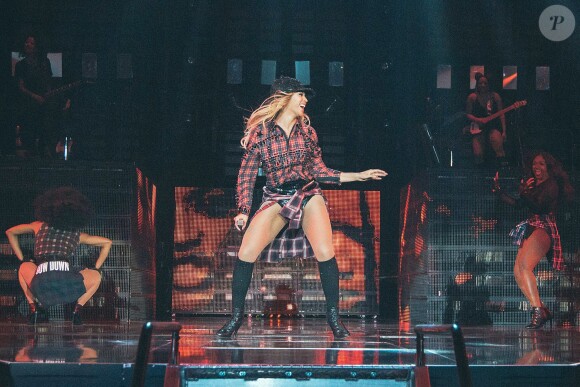 Beyoncé en concert à Barcelone, le 24 mars 2014.