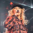 Beyoncé en concert à Barcelone, le 24 mars 2014.