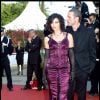 Monica Bellucci et Lambert Wilson lors du Festival de Cannes et la présentation du film Matrix Reloaded en 2003