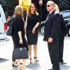 Exclu - Lorraine Bracco se rend au restaurant après les obsèques de James Gandolfini afin de lui rendre hommage, à New York, le 27 juin 2013.