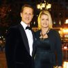 Michael Schumacher et sa femme Corinna à Francfort le 10 novembre 2012 lors d'un gala de la presse sportive allemande.