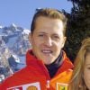 Michael Schumacher et son épouse Corinna à Madonna di Campiglio, le 12 janvier 2005