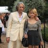 Sir Bob Geldof et sa fille Peaches Geldof en 2009 à la garden party de David Frost, à Londres.