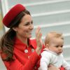 Le duc et la duchesse de Cambridge ainsi que le prince George, dont c'est le premier voyage officiel, sont arrivés en Nouvelle-Zélande le 7 avril 2014.