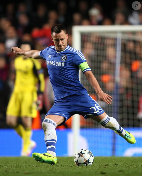 John Terry lors de Chelsea-PSG au stade Stamford Bridge à Londres, le 8 avril 2014. 
