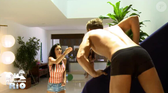 Kelly et Micha ne cessent de se disputer - "Les Marseillais à Rio", épisode du 9 avril 2014 diffusé sur W9.