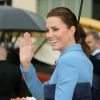 Le prince William et Kate Middleton visitant le Omaka Aviation Heritage Centre de Blenheim, en Nouvelle-Zélande, le 10 avril 2014