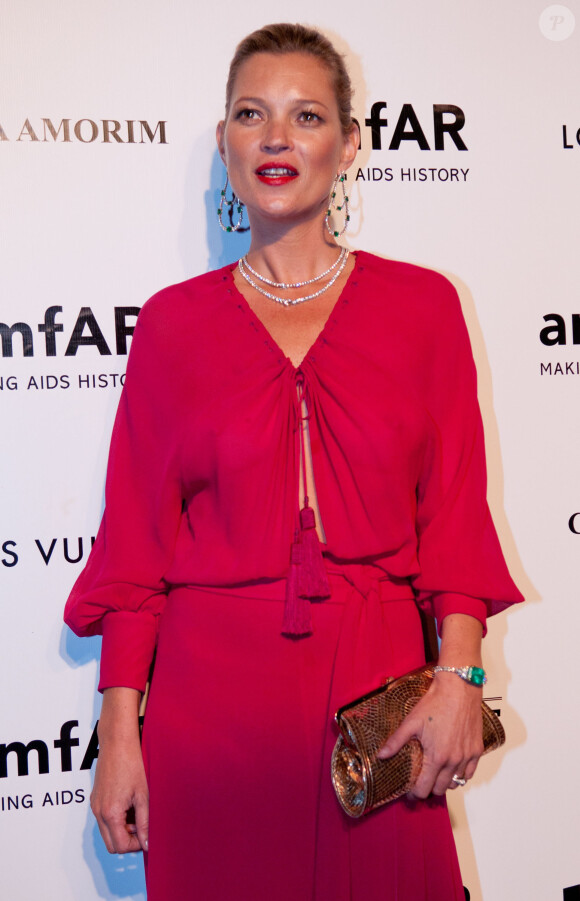 Kate Moss - Gala Amfar à Sao Paulo au Brésil Le 04 avril 2014