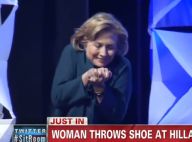 Hillary Clinton attaquée : Victime d'un impressionnant lancer de chaussure