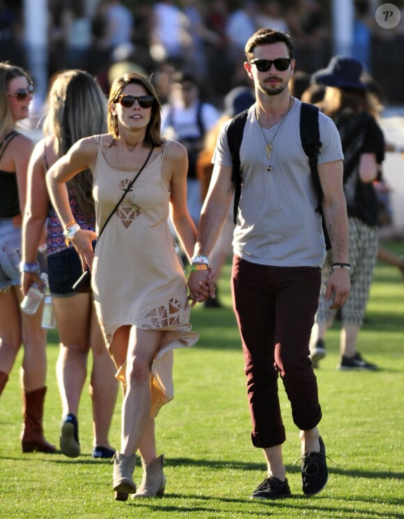 Ashley Greene avec son chéri lors du 1er jour du Festival de Coachella à Indio, le 11 avril 2014.
