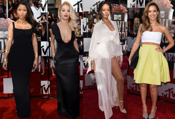 Nicki Minaj, Rita Ora, Rihanna et Jessica Alba aux MTV Music Awards 2014