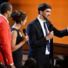 Colin Kaepernick (de dos) et Michael Phelps aux ESPY Awards le 17 juillet 2013