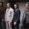 Hugh Jackman, Michael Fassbender, James McAvoy et Evan Peters dans X-Men : Days of Future Past.