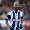 Nicolas Anelka sous le maillot de Wesst Bromwich Albion, le 28 décembre 2013