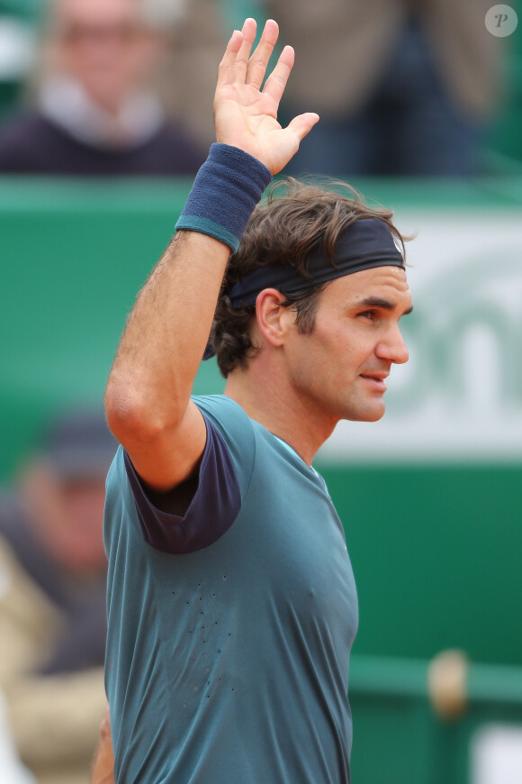 Roger Federer s'est qualifié pour le 3ème tour lors du Monte Carlo Rolex Masters de Tennis à Monte-Carlo après sa victoire sur Radek Stepanek (6-1, 6-2), le 16 avril 2014