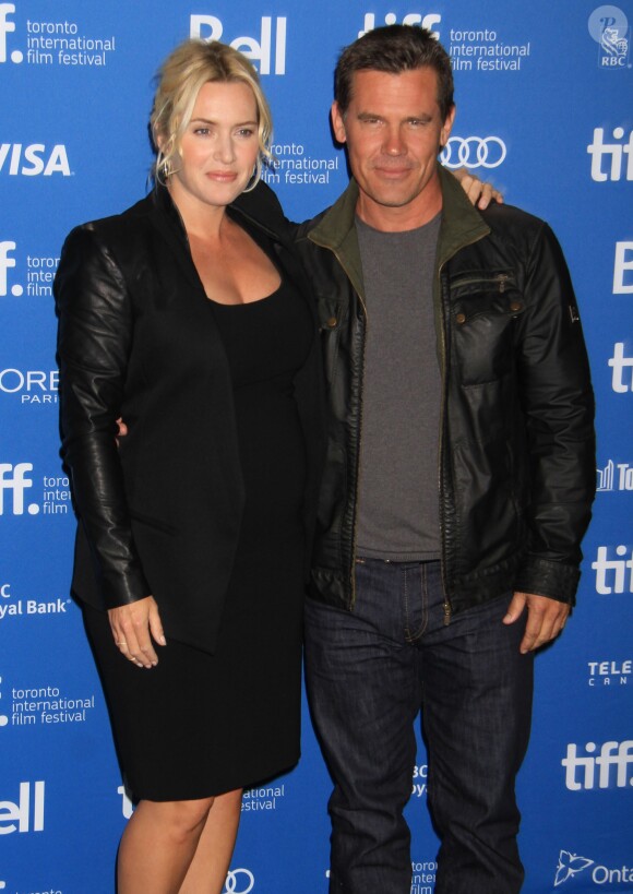 Kate Winslet et Josh Brolin à Toronto, le 7 septembre 2013.