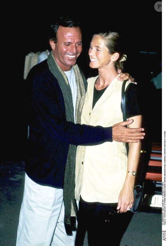 Julio Iglesias et Miranda à Miami en 2001