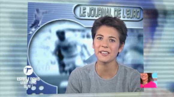 Estelle Denis, à ses débuts à la télévision - images diffusée dans Le Tube sur Canal+, le samedi 19 avril 2014.