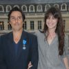 Yvan Attal et Charlotte Gainsbourg au Ministère de la Culture à Paris, le 19 juin 2013.