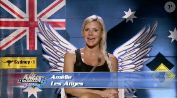 Amélie au confessional (Les Anges de la télé-réalité 6 - épisode du lundi 21 avril 2014.)