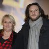 Valérie Damidot et son compagnon Régis - Avant-première du film "Mea Culpa" au cinéma Gaumont Opéra a Paris, le 2 février 2014.