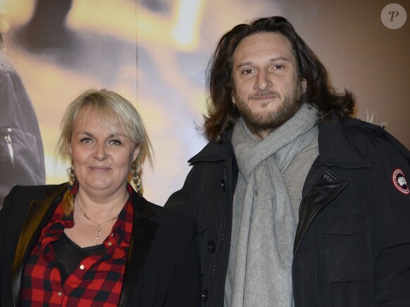 Valérie Damidot et son compagnon Régis - Avant-première du film "Mea Culpa" au cinéma Gaumont Opéra a Paris, le 2 février 2014.