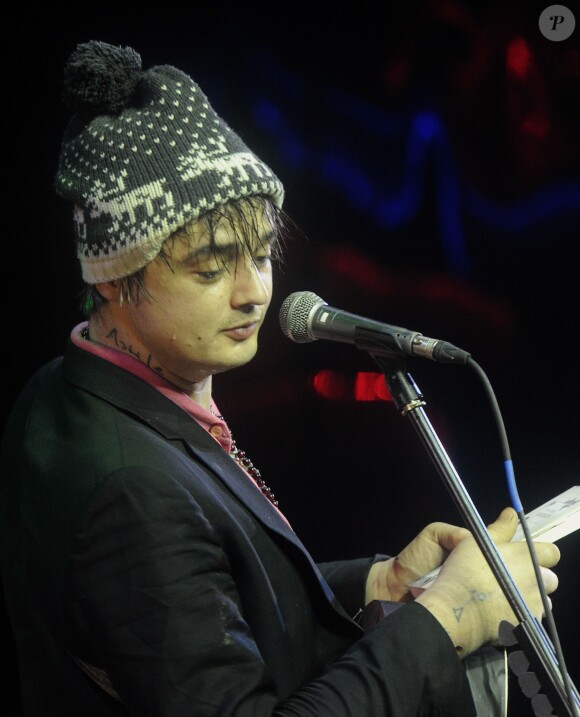 Pete Doherty en concert à Moscou. Le 8 décembre 2012.