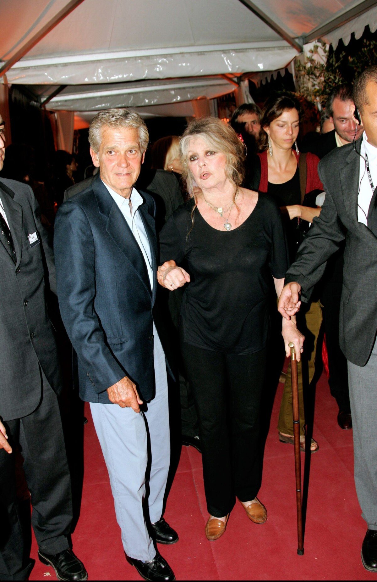 Photo Bernard d'Ormale et Brigitte Bardot au 6e festival de la