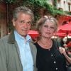 Bernard d'Ormale et Brigitte Bardot à l'hôtel Plaza Athénée à Paris le 13 juin 2002