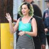 Katy Perry arrive sur le plateau de l'émission "Jimmy Kimmel Live!" à Hollywood, le 21 avril 2014.