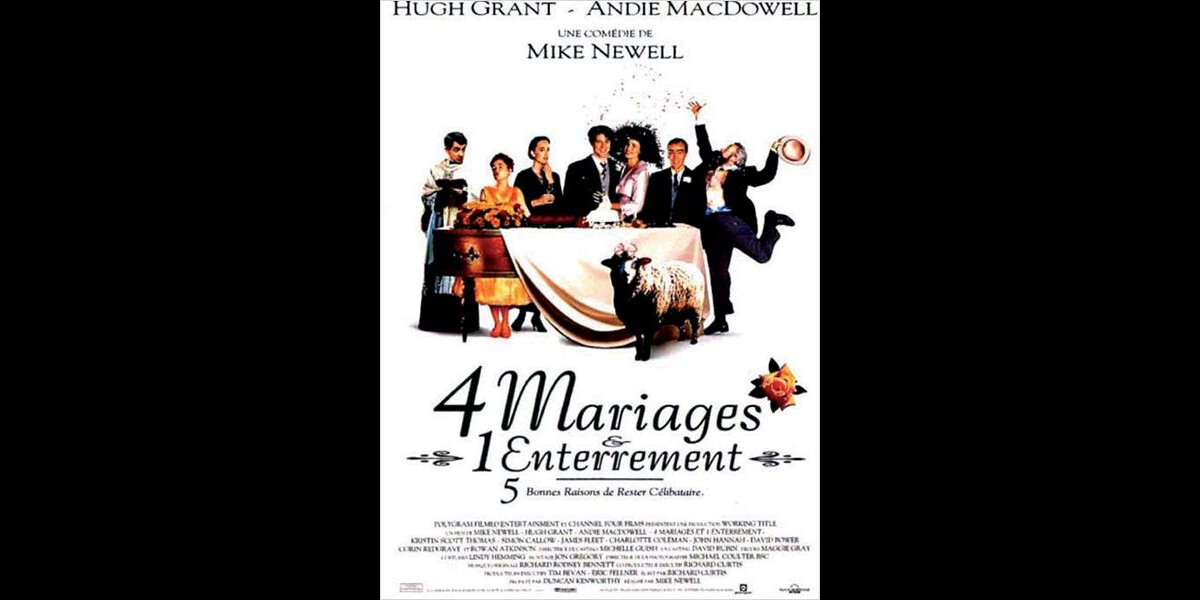 Photo : Affiche du film Quatre mariages et un enterrement - Purepeople