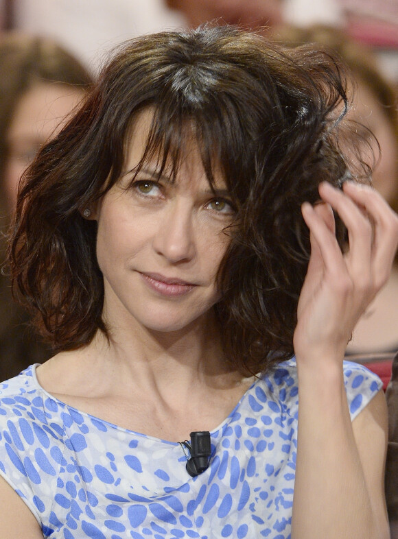 Sophie Marceau lors de l'émission "Vivement Dimanche" du 13 avril 2014