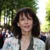 Exclusif - Sophie Marceau arrive à l'enregistrement TV de 'Vivement Dimanche' au Studio Gabriel à Paris le 9 avril 2014
