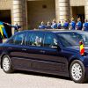 Visite inaugurale du roi Philippe et de la reine Mathilde de Belgique en Suède, le 29 avril 2014 à Stockholm.