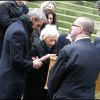 Lambert Wilson aux obsèques de son père à Paris le 8 février 2010.