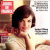 Couverture du magazine Jours de France, actuellement en kiosques.